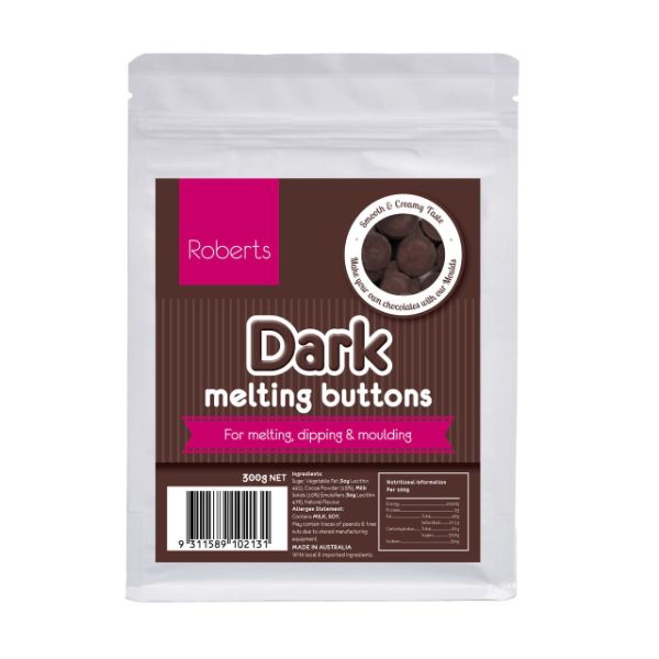 Dark Melting Buttons - 300g