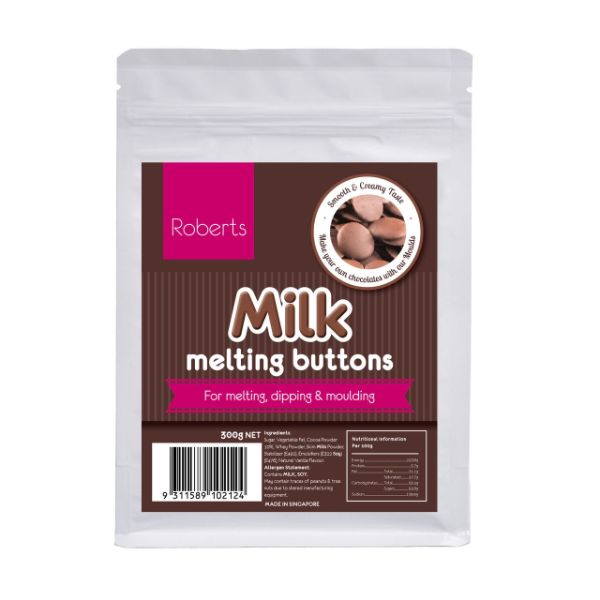 Milk Melting Buttons - 300g