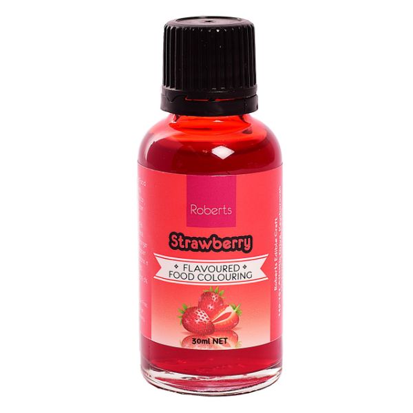 Strawberry Flavoured Food Colouring - 30ml