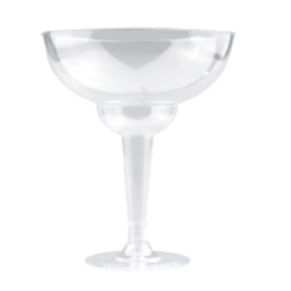 4 Pack Clear Reusable Margarita Glasses - 300ml