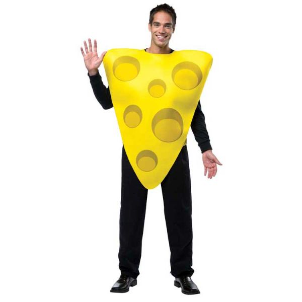 Unisex Adults Yellow Cheese Costume