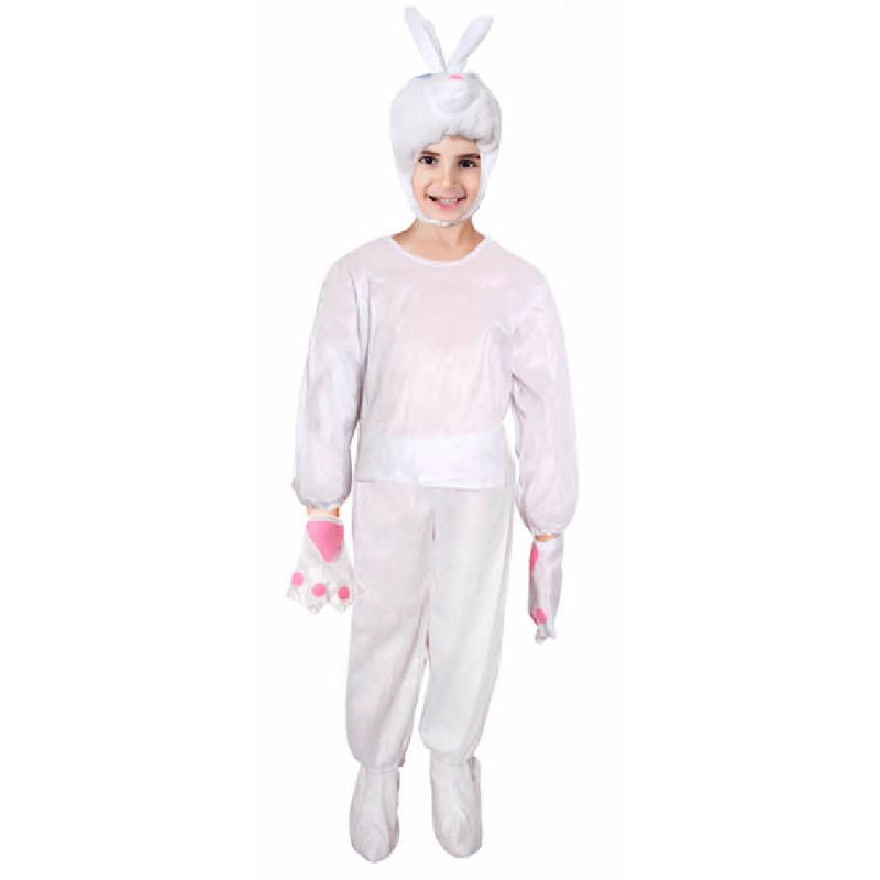 Kids White Rabbit Costume - Size 4-6 Years