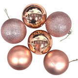Load image into Gallery viewer, 6 Pack Light Gold Christmas Baubles - 10cm
