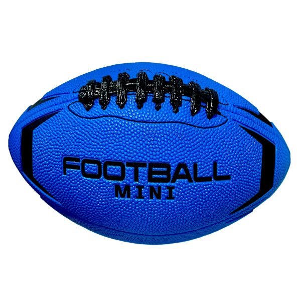 Blue PU Rugby Ball - 22cm