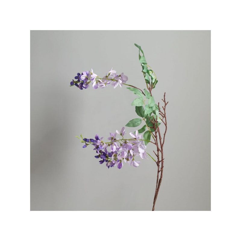 Lavender Wisteria Spray by 3 - 85cm