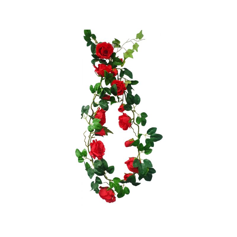 Red Rose Garland - 120cm