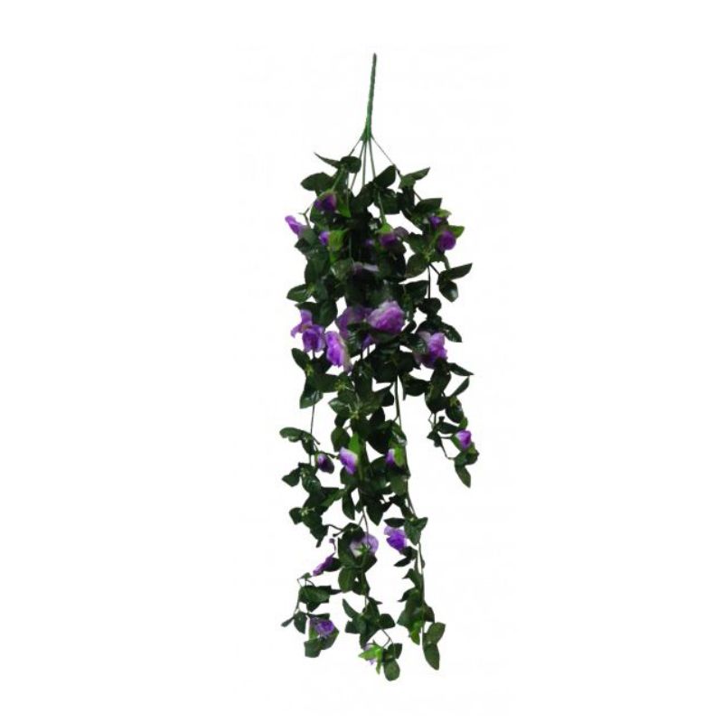 Purple Hanging Roses Garland - 85cm