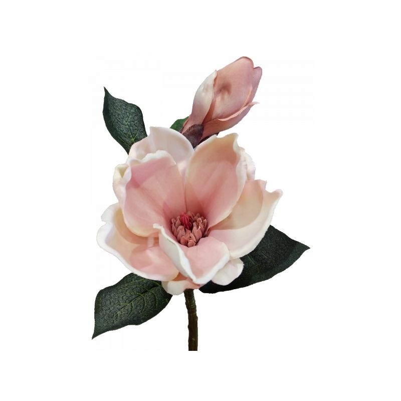 Peach Table Magnolia with Bud - 43cm x 17cm