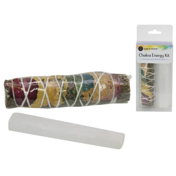 2 Pack Sage & Stone Chakra Energy Kit