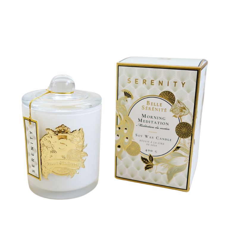 Belle Serenite Morning Mediation Soy Candle - 400g