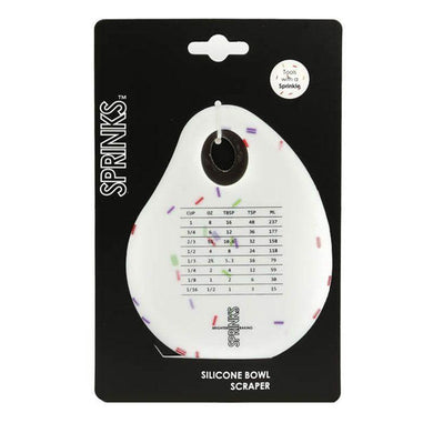 SPRINKS Silicone Bowl Scraper - 125mm x 105mm - The Base Warehouse