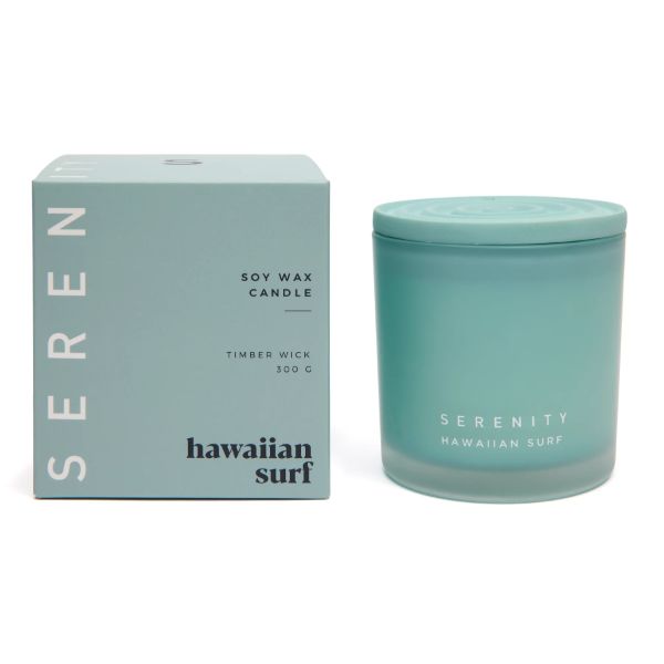Coloured Frost Hawaiian Surf Candle - 300g