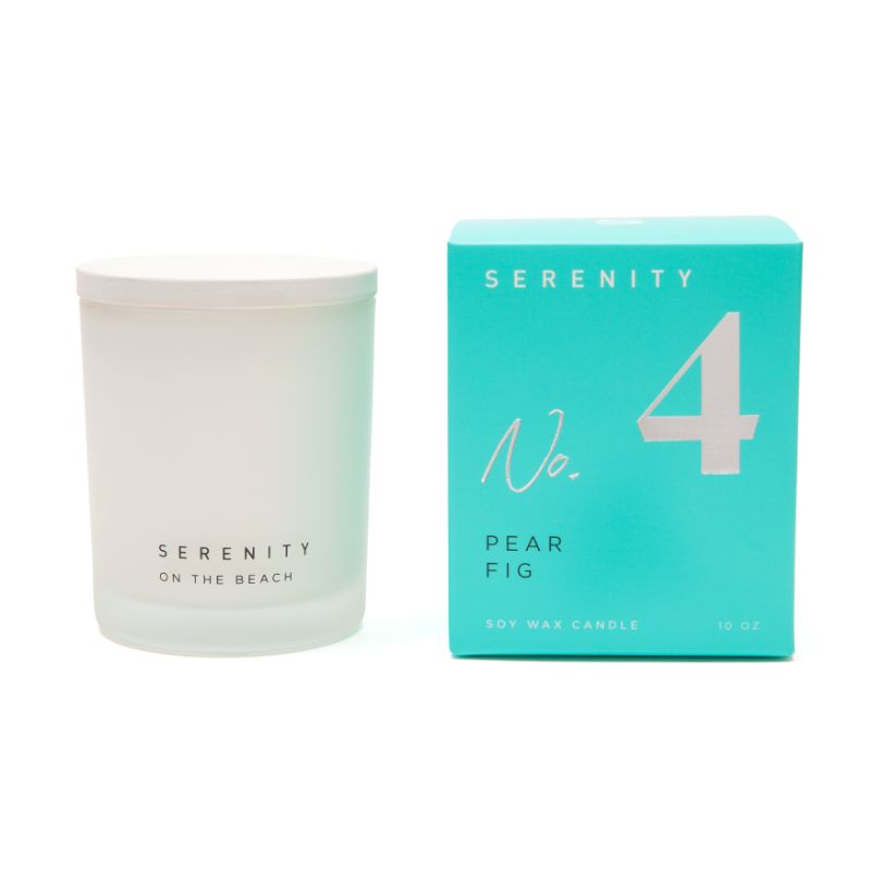Serenity No.4 Pear Fig Soy Wax Candle - 283g