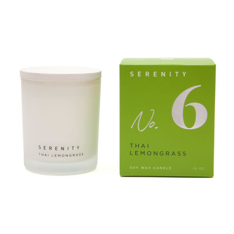 Serenity No.6 Thai Lemongrass Soy Wax Candle - 283g