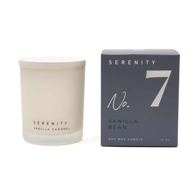 Serenity No.7 Vanilla Bean Soy Wax Candle - 283g