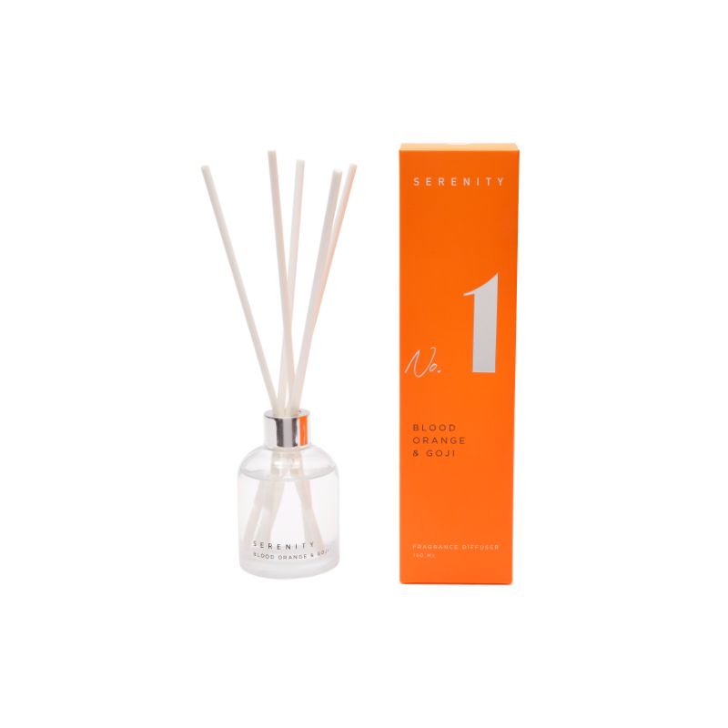 Serenity No.1 Blood Orange & Goji Fragrance Reed Diffuser - 150lm