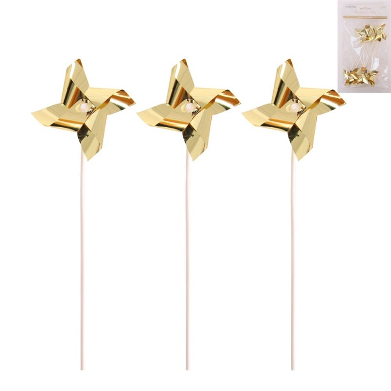 6 Pack Gold Windmill Topper