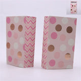 Load image into Gallery viewer, 6 Pack Jumbo Pink Dot Party Bags - 10cm x 4.5cm x 18cm
