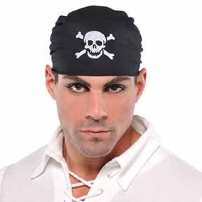 Pirate Skull Bandana - Adult Size