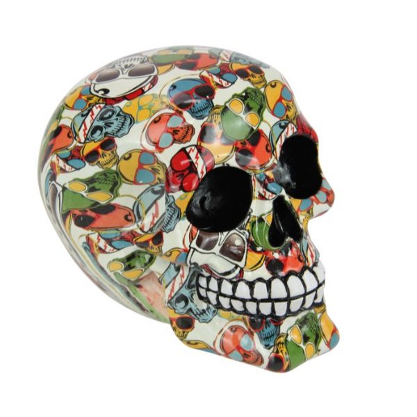 Skull With Sunglass Prints - 12cm