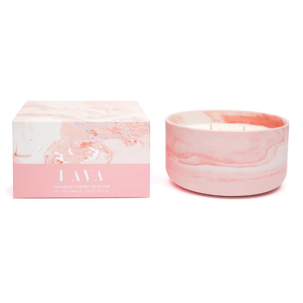 Lava Japanese Cherry Blossom Soy Candle - 470g
