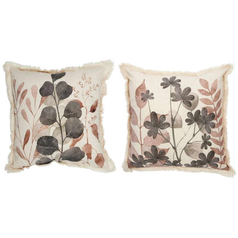 Alinta Floral Square Cotton Cushion - 50cm x 50cm
