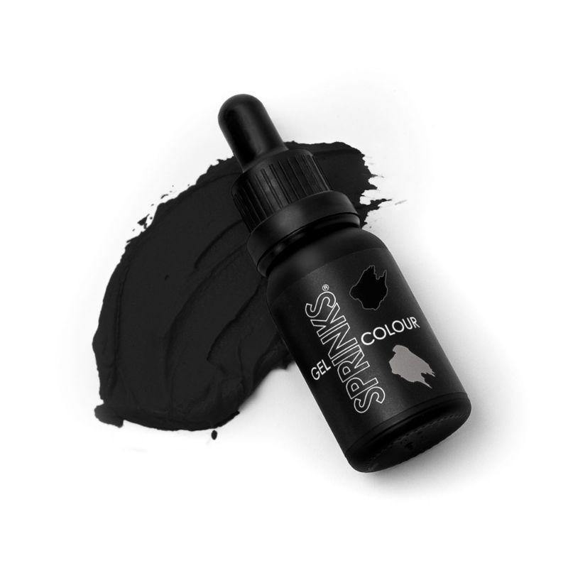 SPRINKS Black Gel Colour - 15ml - The Base Warehouse