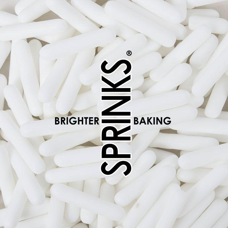 Sprinks Matte White Rods - 70g