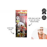 Load image into Gallery viewer, Sports Whistle With Chain &amp; Clip
