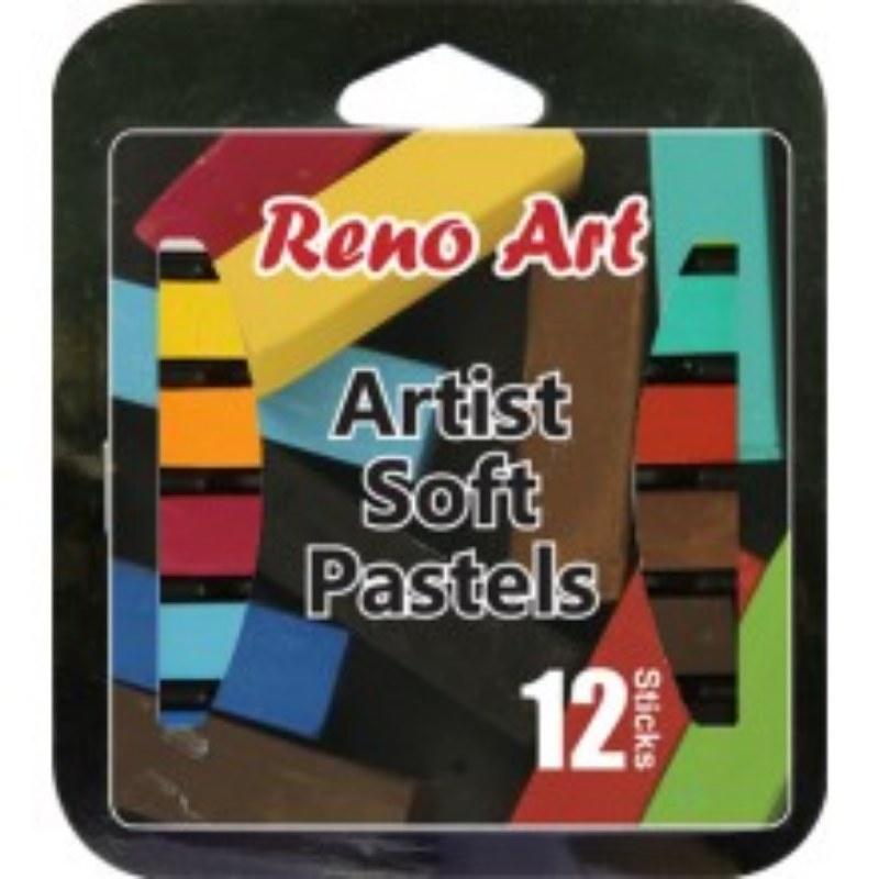 12 Artist Soft Pastels Set