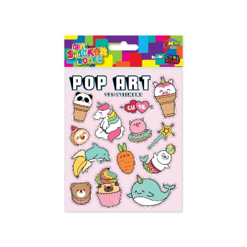 Pop Art Mini Sticker Books