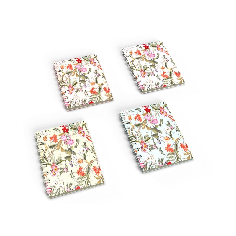 Floral Deluxe B5 Spiral Notebook 70g - 80 Sheets