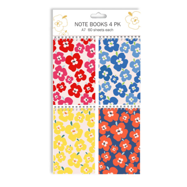 60sh A7 Spiral Accent Groovy Notebook - 70g