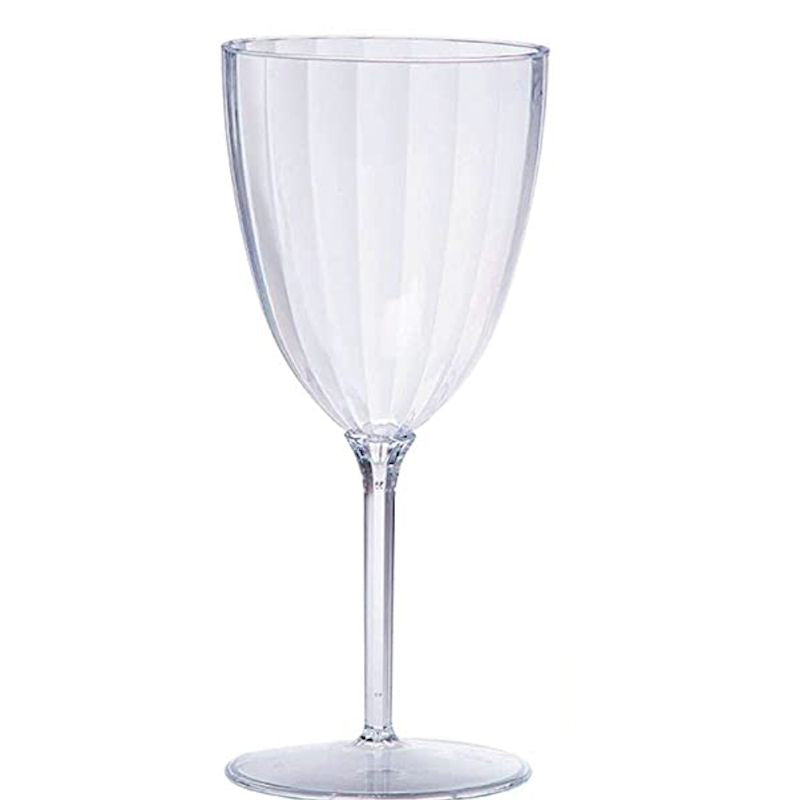 8 Pack Acrylic Wine Goblets - 236ml