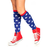 Load image into Gallery viewer, Multicolour Star Knee Highs

