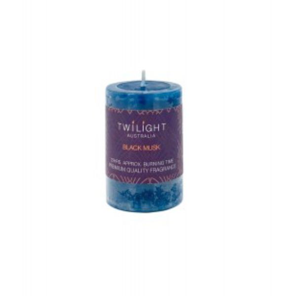 Twilight Frost Black Musk Candle - 5cm x 7.5cm