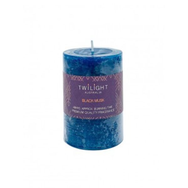 Twilight Frost Black Musk Candle - 7cm x 10cm