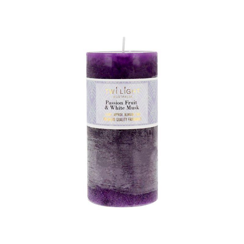 Twilight Frost Candle Passion Fruit & White Musk - 6.8cm x 14cm