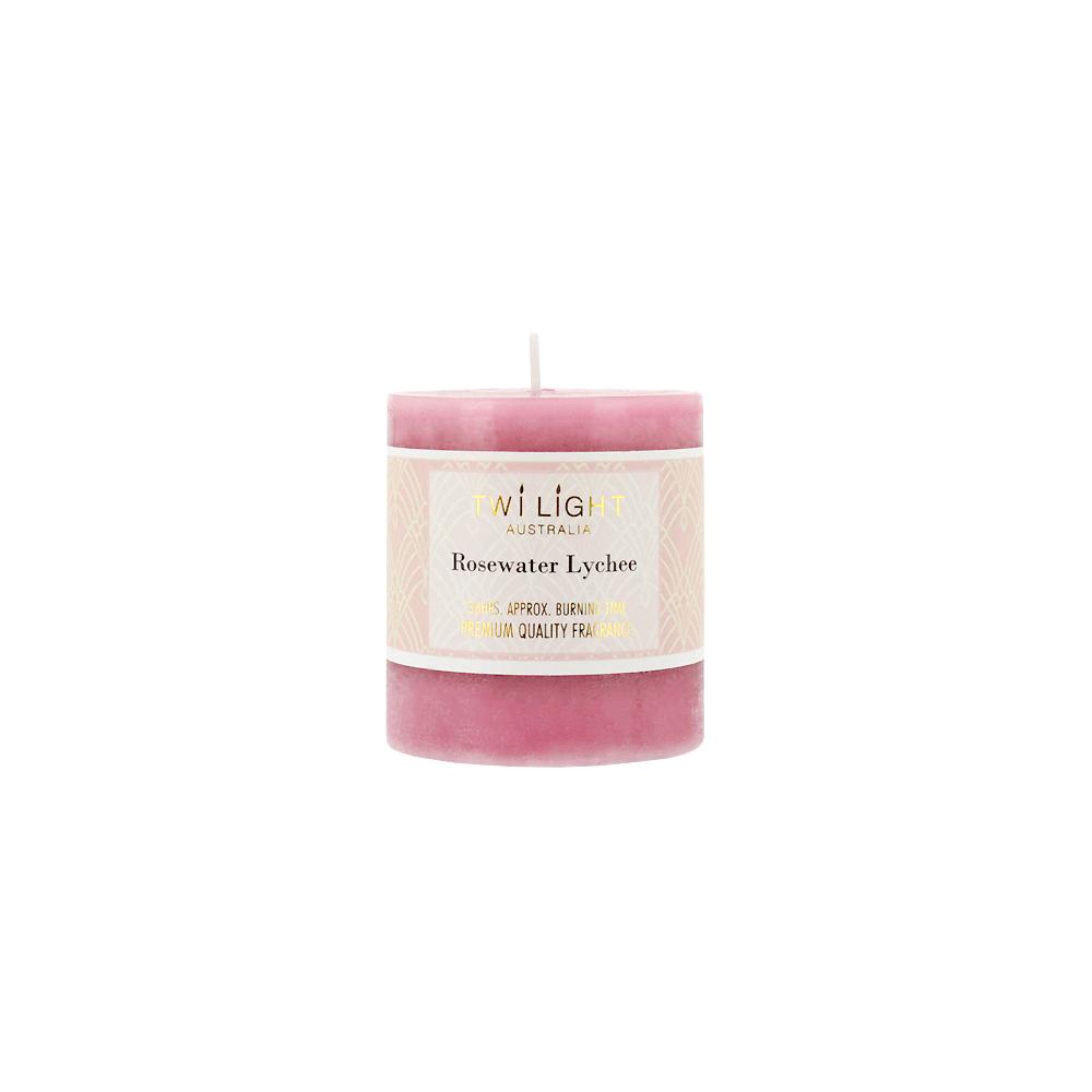 Twilight Frost Candle Rosewater Lychee - 8cm x 7.5cm