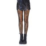 Load image into Gallery viewer, Womens Black Occult Net Tights
