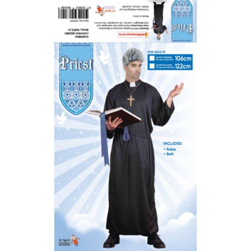 Mens Priest Costume - Standard