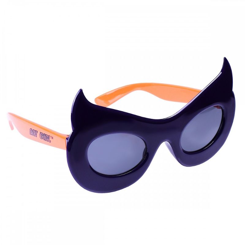 Black & Orange Batgirl SunStaches Child Sunglasses