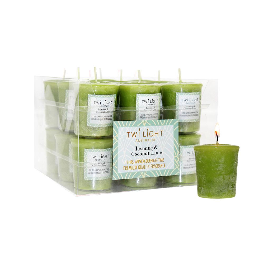Twilight Frost Soy Candle Jasmine & Coconut Lime - 55g
