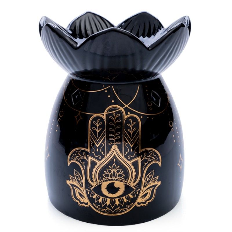 Hamsa Oil Burner - 11.2cm x 11.2cm x 14cm