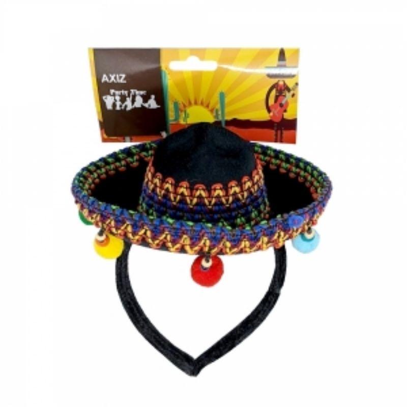 Mini Mexican Hat on Headband