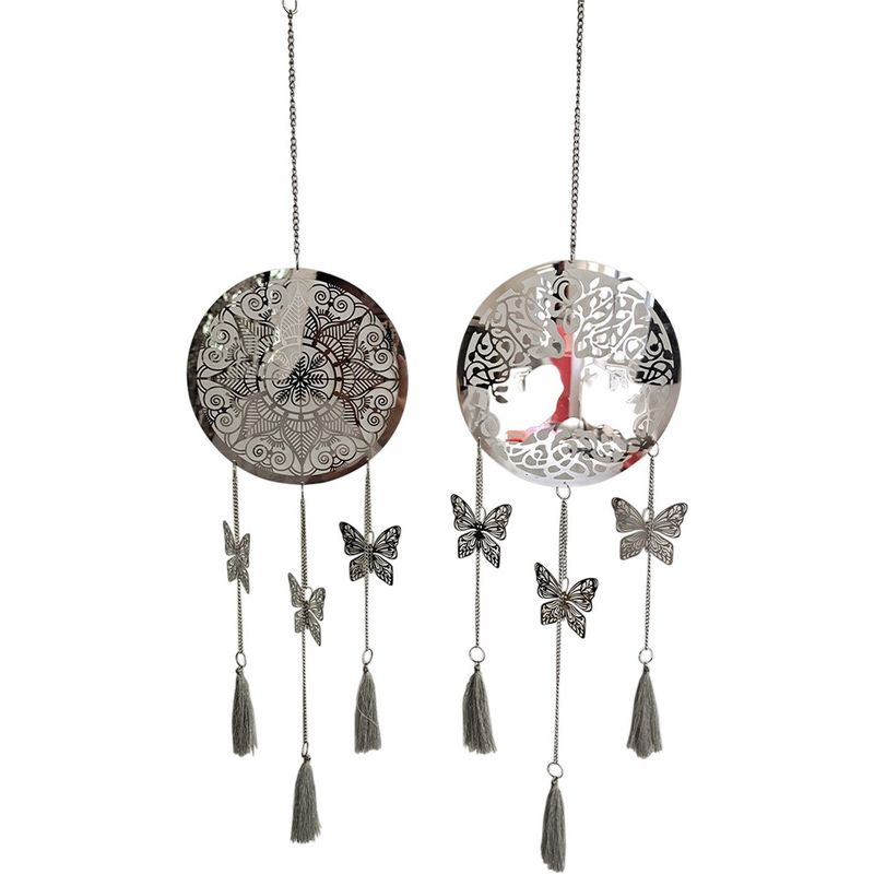 Tree of Life Mandala Hanging Mobile with Tassle - 18cm