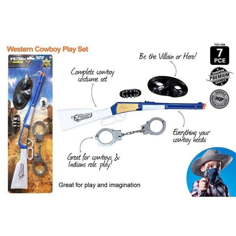 5 Piece Western Cowboy Gun Playset - 50cm