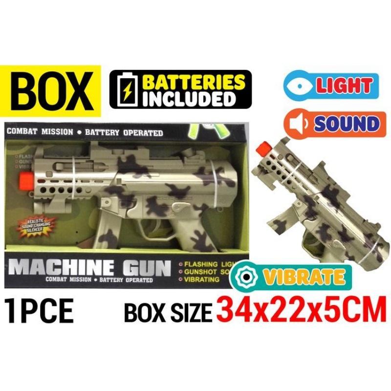 Machine Gun with Light & Sound & Vibrate