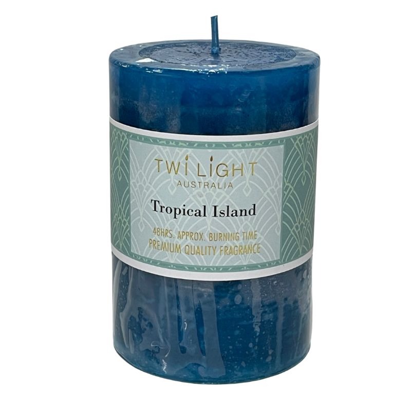 Twilight Frost Tropical Island Candle - 7cm x 10cm