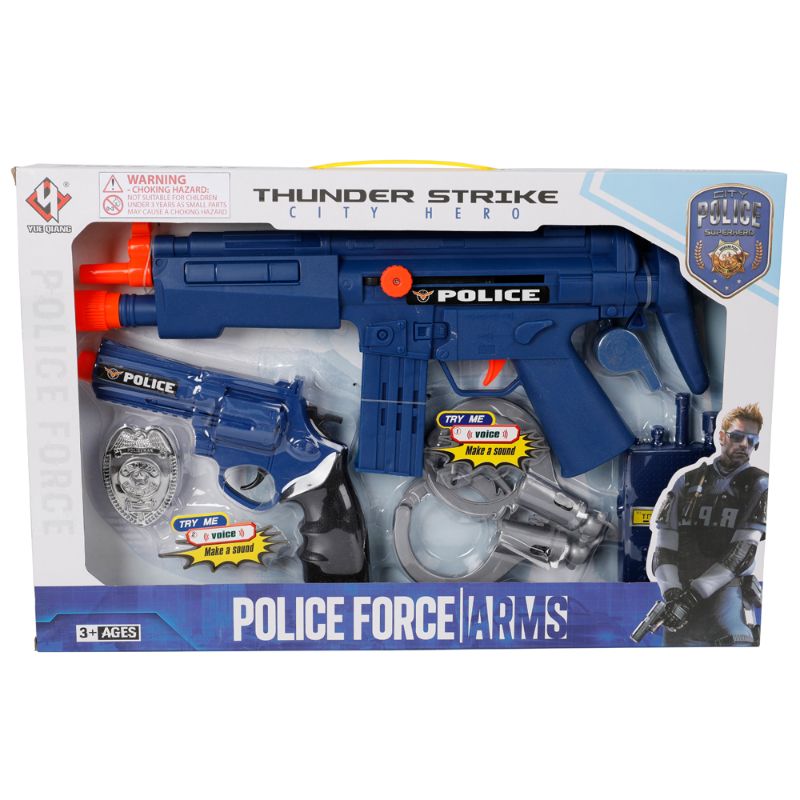 Police Playset With Helmet